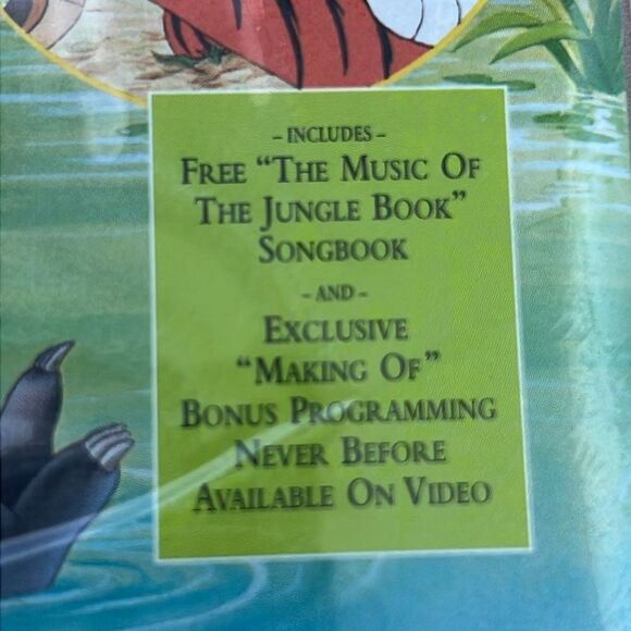 Vintage 1997 Walt Disney's Jungle Book 30th Anniversary Limited Edition VHS New - Picture 9 of 10